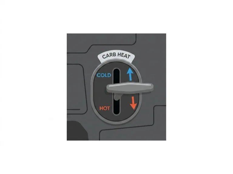 Carburettor heat lever control