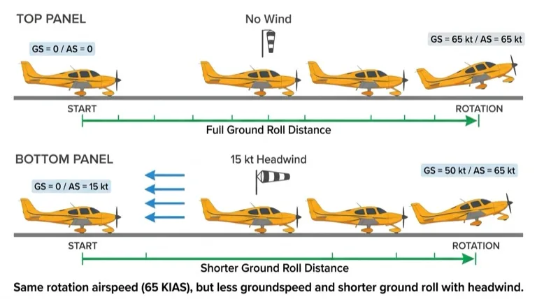 Headwind Groundspeed Airspeed