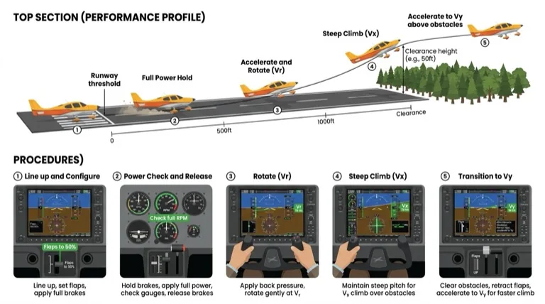 Short Field Takeoff Sequence