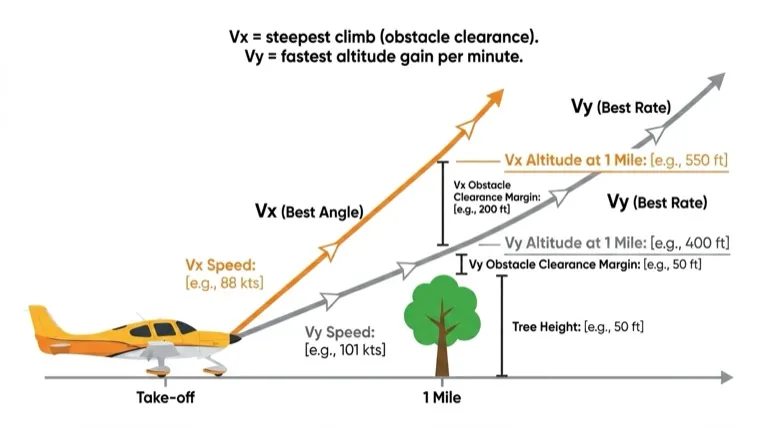 Vx Vy Climb Comparison