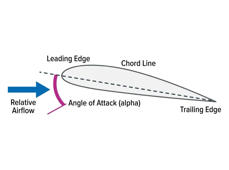 Definition of angle of attack