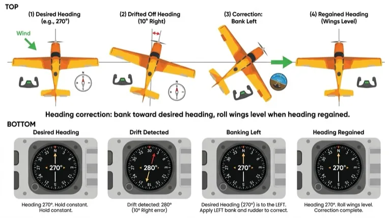Sl Heading Correction Sequence
