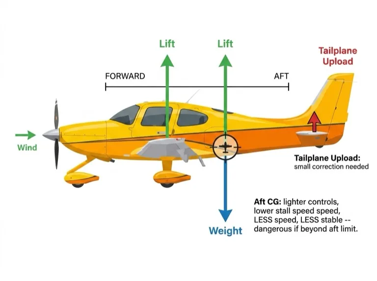 Sl Stability Rearward Cg Effects