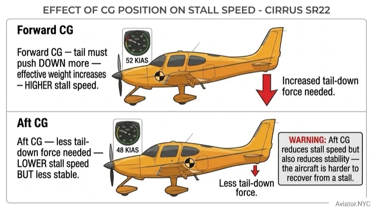 Cg Effect Stall Speed