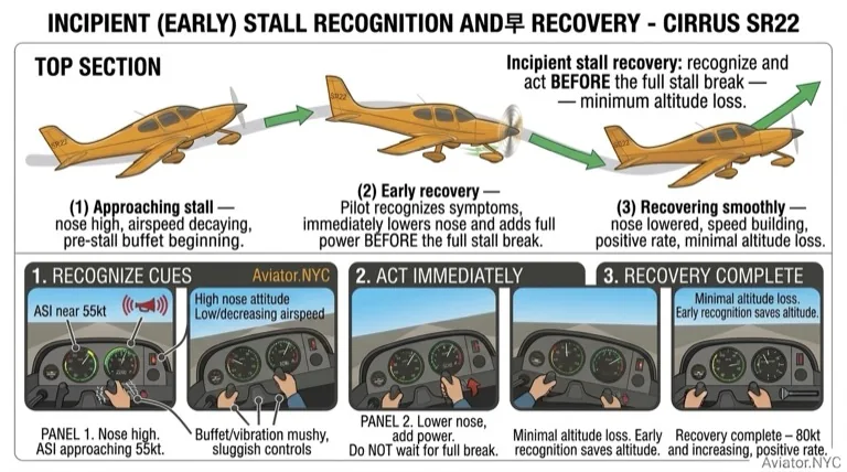 Incipient Stall Recognition Sequence