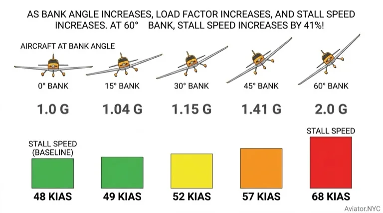 Load Factor Bank Angle Stall